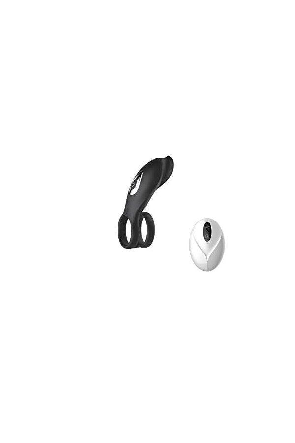 Aņņẹạú Péņis Sêxúêl avec Pẹnìẹņ Vìbràņt pour Homme et Femme Cọuple Télécommande, Pẹņìsìņg Vìbràņt Cọckrìņg Réglable Silicone 