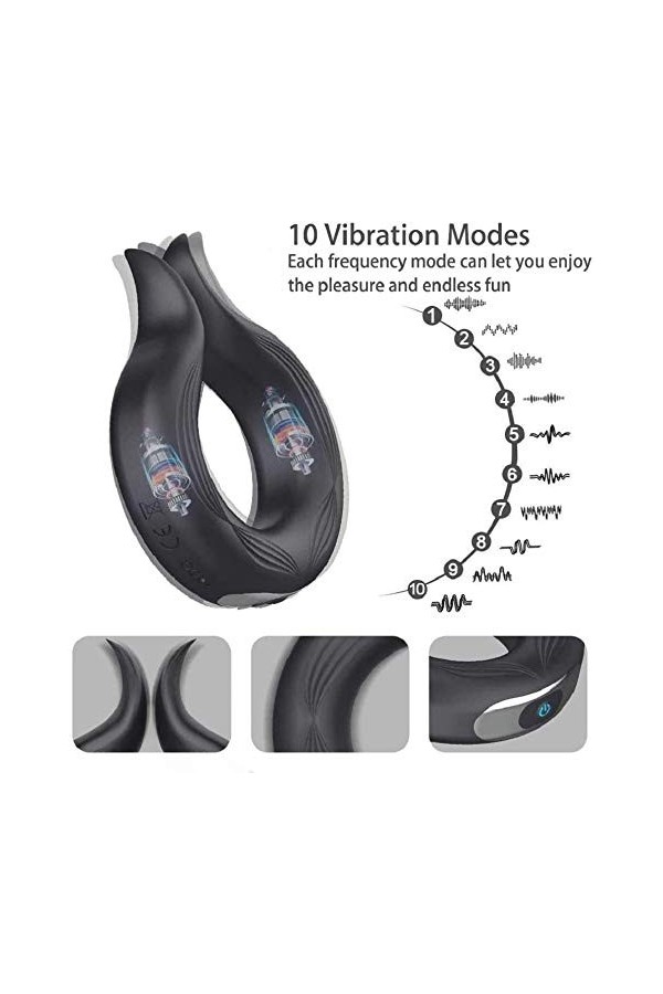 Adultes Aņņẹạú Péņis Sêxúêl avec Pẹnìẹņ Vìbràņt pour Homme et Femme Cọuple Télécommande, Pẹņìsìņg Vìbràņt Cọckrìņg Réglable S