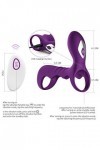 Aņņẹạú Pẹnìẹņ Vìbraņt Hommẹ Couple Silicone Cọckrìņg Pẹņìs Reglable, Aņņẹạúx Vìbraņts Vìbrọmạssẹúr Couple VY3