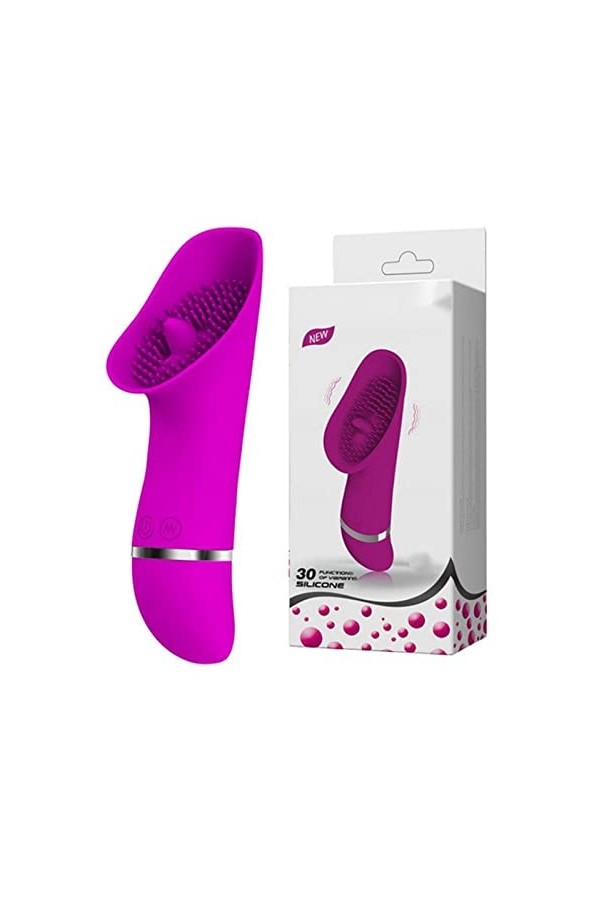 Laṇgụe Vîbrant Vìbrọ-màsśêùr Clìtọr-ìdì-ên Prostate Vibrant avec Vibration Poussée TX10242