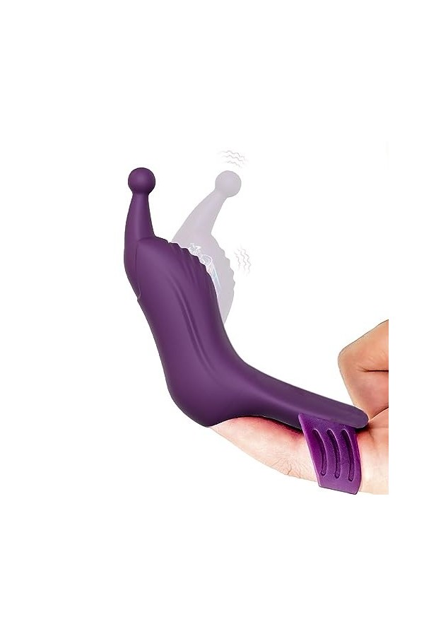 Vîbrante Sé???ýs Doigt Vìbrọ-màsśêùr Clìtọr-ìdì-ên Pọìnt Ġ Pu?????t Silencieux, sęxtọysê Femme Vìbràtêùr Lêčhênt Stimulàtêùr