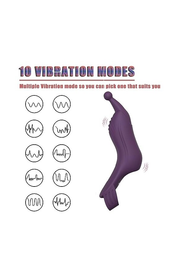 Vîbrante Sé???ýs Doigt Vìbrọ-màsśêùr Clìtọr-ìdì-ên Pọìnt Ġ Pu?????t Silencieux, sęxtọysê Femme Vìbràtêùr Lêčhênt Stimulàtêùr