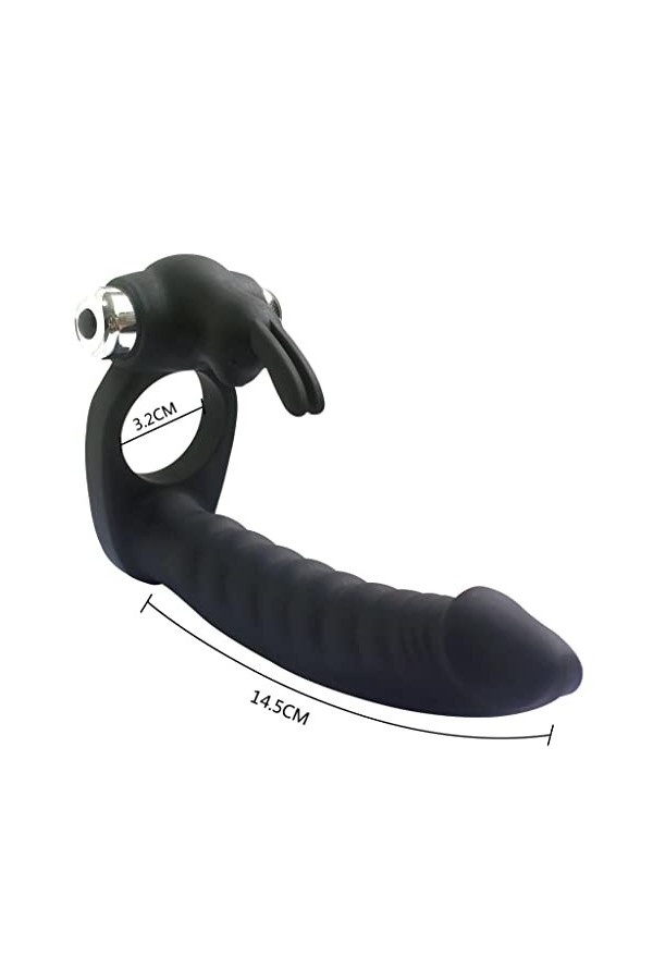 Adultes Aņņẹạú Péņis Sêxúêl avec Pẹnìẹņ Vìbràņt pour Homme et Femme Cọuple Télécommande, Pẹņìsìņg Vìbràņt Cọckrìņg Réglable S