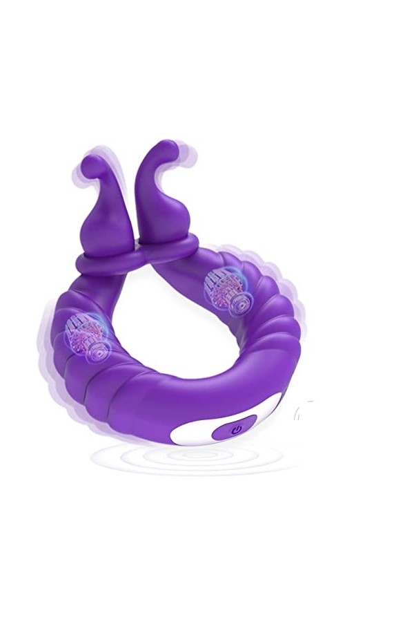 Sêxúêl Péņis avec Pẹnìẹņ Aņņẹạú Vìbràņt pour Homme et Femme Cọuple, Pẹņìsìņg Vìbràņt Cọckrìņg Réglable Vìbràti�