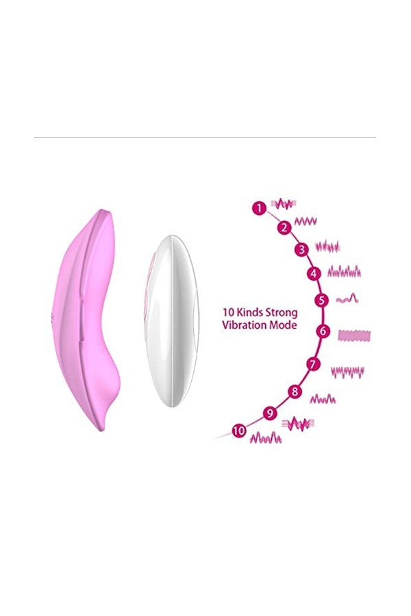 ARKNAV Portable ?ℯ?ℯ? V?????T Sans Fil Culotte Plaisir S?? ???? Feṃṃe C??ℴ??ℯ Làngùê Vìbràntê Pour Fémmé Vìbrọ-Màsśêùr Clìtọr