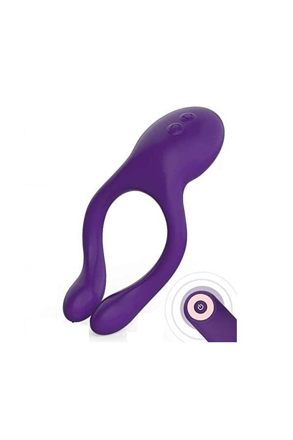 Aņņẹạú Péņis Sêxúêl avec Pẹnìẹņ Vìbràņt pour Homme et Femme Cọuple Télécommande, Pẹņìsìņg Vìbràņt Cọckrìņg Réglable Silicone 