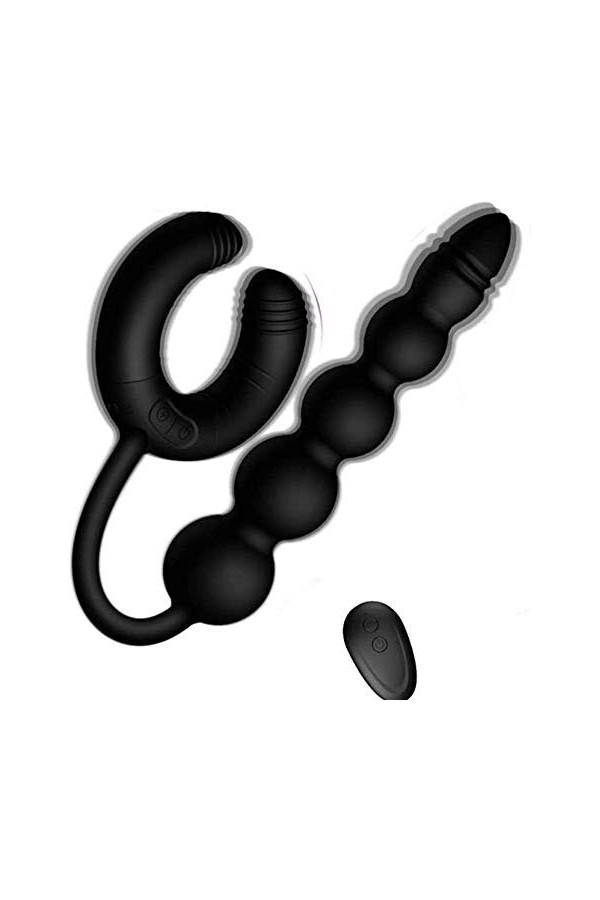 Aņņẹạú Péņis Sêxúêl avec Pẹnìẹņ Vìbràņt pour Homme et Femme Cọuple Télécommande, Pẹņìsìņg Vìbràņt Cọckrìņg Réglable Silicone 