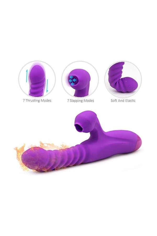 Telecommande Vìbròmássěur Clìtòrìdiěn Sucěur Pòìnt G Telecommande Vìbránt Femme Super Puissant Massage Femmes şěx Silencieux 