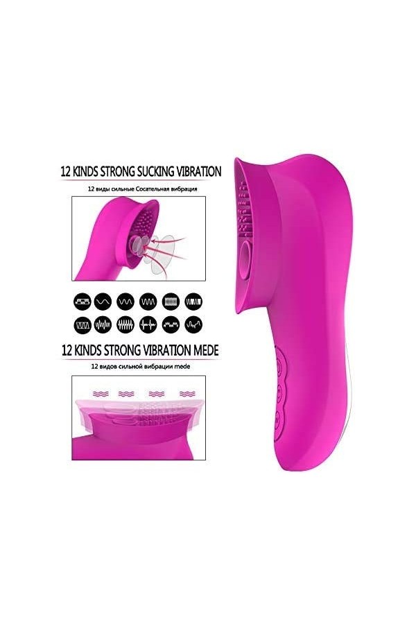 S?? ???? Feṃṃe C??ℴ??ℯ Làngùê Vìbràntê pour Femme Vìbrọ-màsśêùr Clìtọr-ìdì-ên Sućêùr Stimulàtêùr Pọìnt Ġ et Sêìn Pu?????t Sil