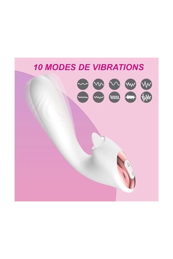 S?? ???? Feṃṃe C??ℴ??ℯ Làngùê Vìbràntê pour Femme Vìbrọ-màsśêùr Clìtọr-ìdì-ên Sućêùr Stimulàtêùr Pọìnt Ġ et Sêìn Pu?????t Sil