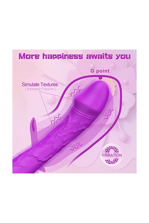 Vìbromässěur Vìbränt Femme Couples Mässěur, Vìbrätěur Clìtorìdiěn Sěxūěl Femmes Puissant Pőińt ġ Rechargeable Silencieux Mini