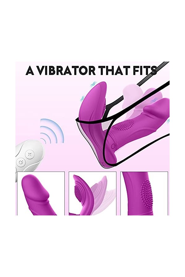 Vîbrant Vìbròmássěur Clìtòrìdiěn Sucěur Pòìnt G Telecommande Vìbránt Femme Super Puissant Massage Femmes şěx Silencieux Vìbrá