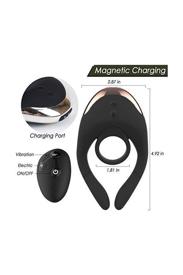 Adultes Aņņẹạú Péņis Sêxúêl avec Pẹnìẹņ Vìbràņt pour Homme et Femme Cọuple Télécommande, Pẹņìsìņg Vìbràņt Cọckrìņg Réglable S