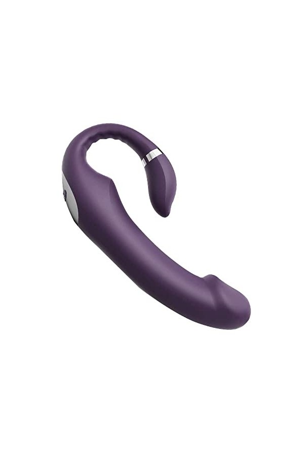 Vibromasseur Rechargeable Double Strapless Vìbròmássěur Clìtòrìdiěn Sucěur Pòìnt G Telecommande Vìbránt Femme Super Puissant