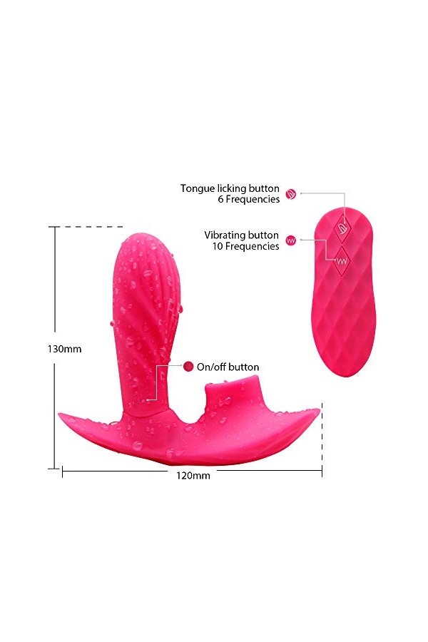 Vîbrant Vìbròmássěur Clìtòrìdiěn Sucěur Pòìnt G Telecommande Vìbránt Femme Super Puissant Massage Femmes şěx Silencieux Vìbrá