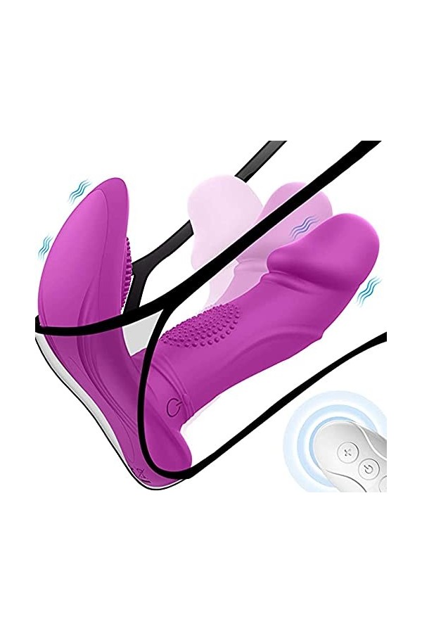 MADELL Telecommande Vìbròmássěur Clìtòrìdiěn Sucěur Pòìnt G Telecommande Vìbránt Fémmé Super Puissant Massage Fémmés Şěx Sile