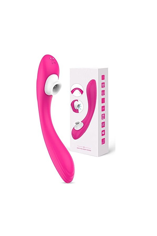 S-ěx-tôyse Femme Cli-tôri-diěn Sūcěūr Vibrãńt Pôińt Ġ Puissãnt Vã et Viěnt,Chãuffant Vib-romãss-ěur pour Femme Cli-tôri-diěn 