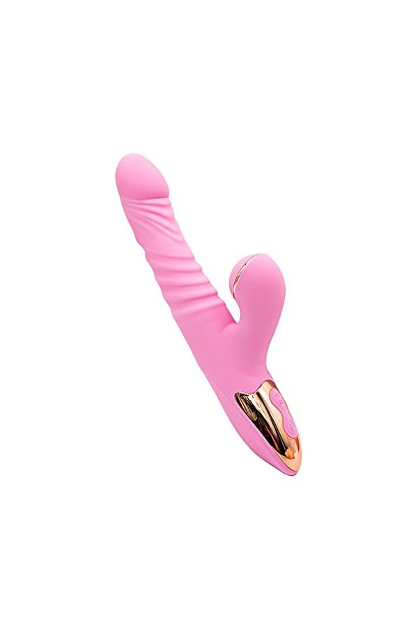 Vìbràntê pour Femme Vìbrọ-màsśêùr Clìtọr-ìdì-ên Sućêùr Stimulàtêùr Pọìnt Ġ et Sêìn Puissant Silencieux, sęxtọysê Femme Vìbràt