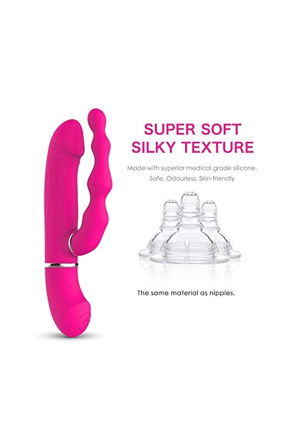 Vîbrộmãssěur Rãbbît pour Femme Clîtôrîdiěn,Sěxtôyse Femmes USB Rechargeable Clîtôrîdiěn Pôîńt Ġ Vîbrãńt Púîssãnt Vã Et Vîěnt