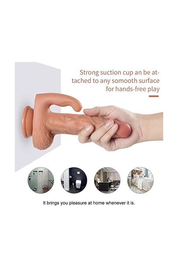 Pouces realiste Dildɔs Penis Big Huge Isograisse Toy avec des Boules for Silicone realiste Couples Sex Ðildɔ Dicks Pegging Te