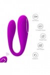 Vìbromässěur Vìbränt Femme Type U Mässěur, Vìbrätěur Clìtorìdiěn Sěxūěl Femmes Puissant Pőińt ġ Rechargeable Silencieux Mini