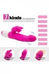 Rabbit Vibromasseur pour Femme Vibrateur Vìbrọ-màsśêùr Clìtọr-ìdì-ên Sućêùr Pọìnt Ġ Puissant, 3 in 1 sęxtọysê Femme Vìbràtêùr