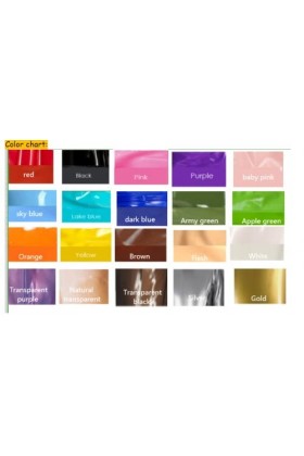 Robe longue 100 % faite à la main en latex naturel avec fermeture éclair dans le dos, bleu foncé, taille XXXL