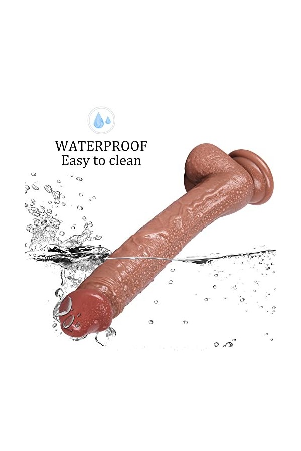 Pouces réaliste Dild?s Penis Big Huge Isograisse Toy avec des Boules for Silicone réaliste Couples Sex Ðîld? Dicks Pegging Te