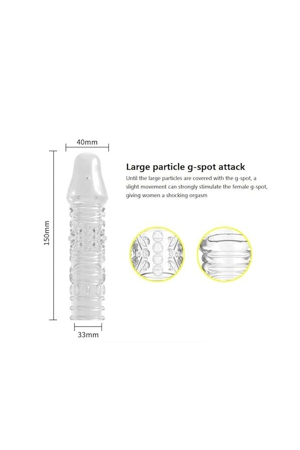 élargisseur de préservatif pénien élargit extension de la bite vibrante dick chaussettesgy