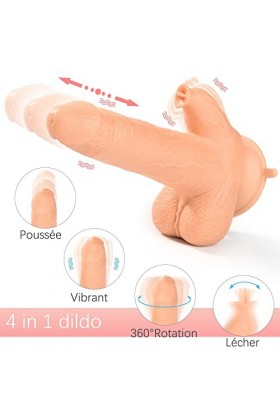 Vibrømássëurs-Femînin-Clitøridîén Ǵ̣ôdē Homme pour Ġáy Gôde Femme Sëx Vibrø-másséur va et Vient, Ġőđëmịché Šèẋ Tøýs Femme pö