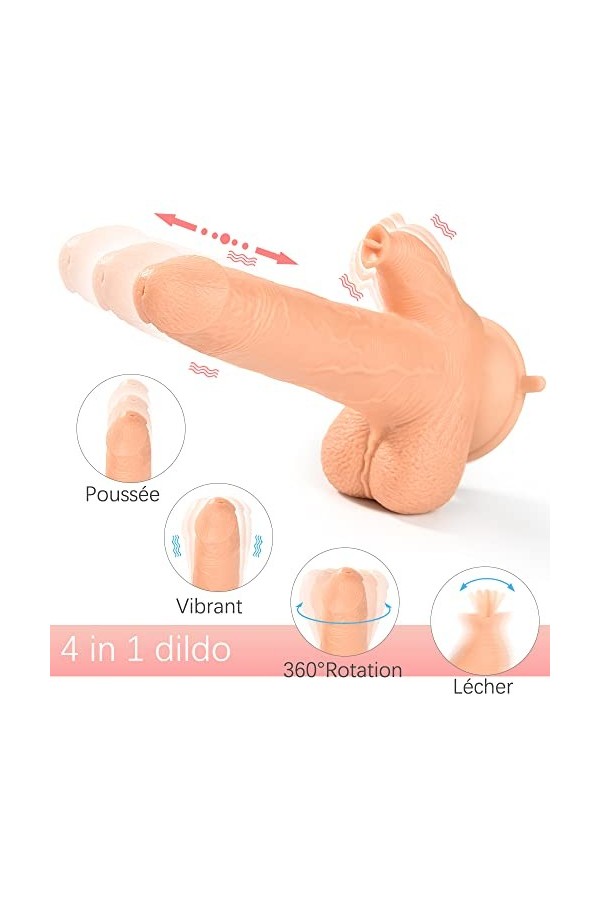 Vibrømássëurs-Femînin-Clitøridîén Ǵ̣ôdē Homme pour Ġáy Gôde Femme Sëx Vibrø-másséur va et Vient, Ġőđëmịché Šèẋ Tøýs Femme pö