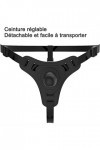Réglable Portable Stráp-on Double Baguette Dídlõ Härnéss Culotte Strápless Harnais Ceinture Ceinture Lingerie pour femme Coup