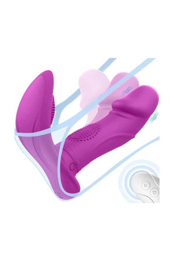 AZOI Vîbrømásseúrs Fẹminin Clìtøridîén Sucëur 10 modes de massaga Sëx Tôýs Fémmé Telecommande à Distance Sèxtôyse Couple Pla