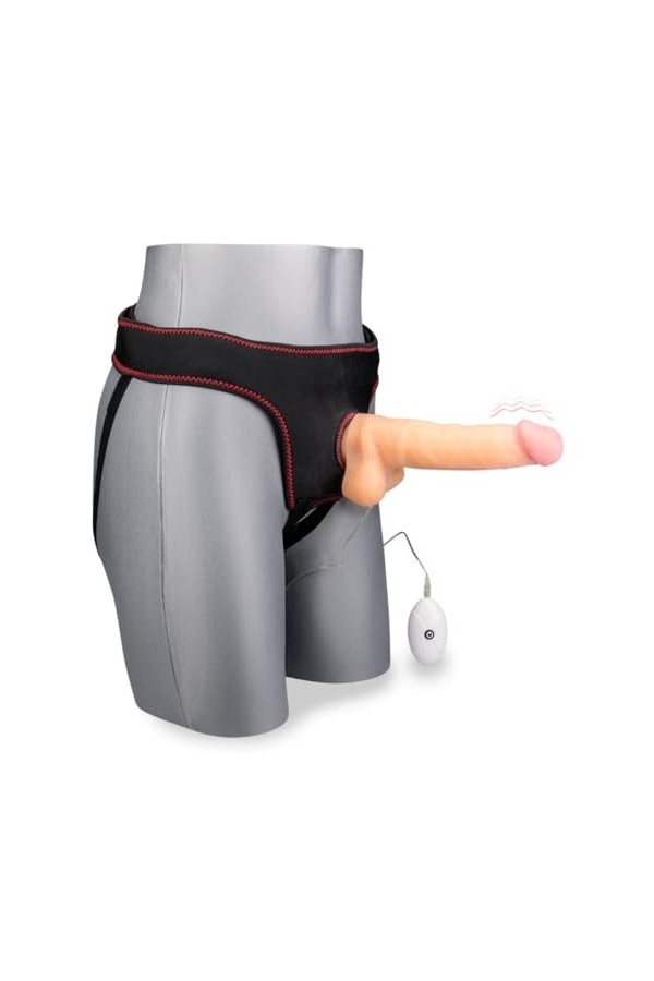 Gode ceinture vibrant 20,0cm 10 modes Godes ceintures - LOVE AND VIBES