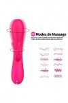 Masseur, Šèẋ Tóyș Feṃmẹ Realiste Gôdë Vibro-mássêúr, 12 Modes Puissant, Vîbromasseúrs Fêminin Clìtøridîen Sucëúr, Sans Fil Sê