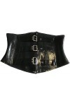 Fait À La Main 1mm Noir Latex Taille Formateur Corset Gummi Caoutchouc Bustier Underbust Avec Boucle,Noir,Petit