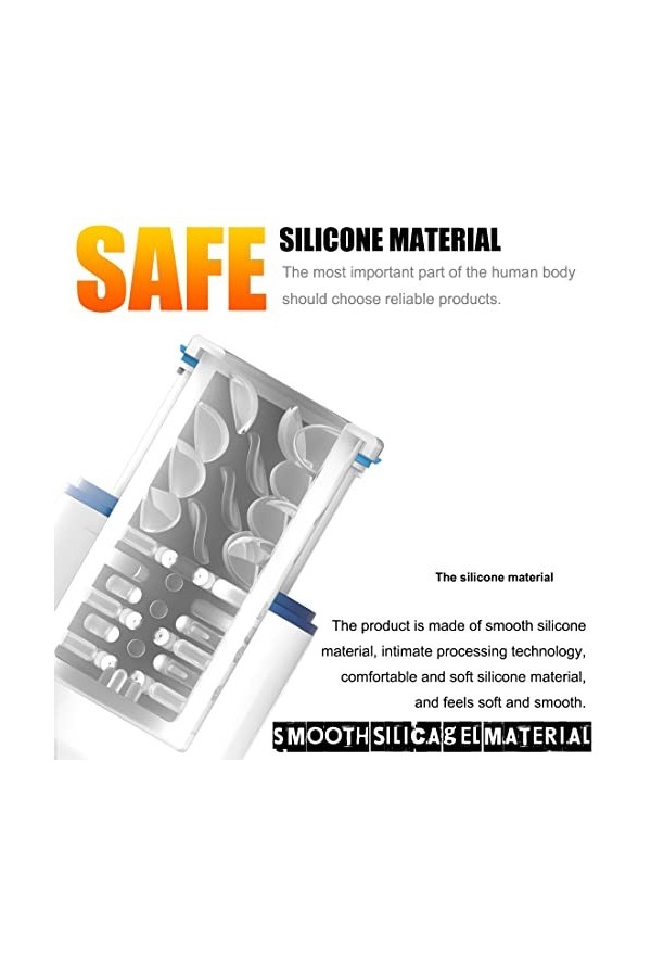 Masturbâtěur Masculin Rěalistě Vaginěttě Silicọně Vibrọmassěur Va Et Viěnt Stimulatiọn De Rọtatiọn A Mode De Vibration Charge