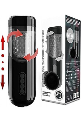 Jouets Homme Deluxe Fréquence Conversion Vibration-Smart Aircraft Cup USB de Charge Automatique Piston Cup Retard Formateur