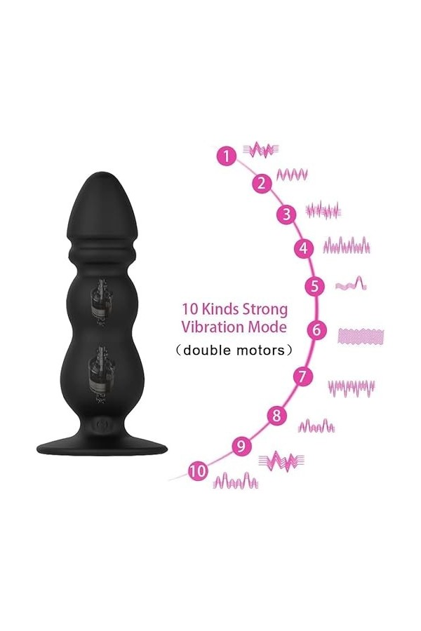 EsHals Sèxtôyse Couple Plaîsir Fémmé Plûg Àņâl Vîbrømásseúrs 10 Modes Fẹmînin Clìtøridîén Ġödê Fêmmë Šêẋ Tóyș Feṃmẹ Gôdémîché
