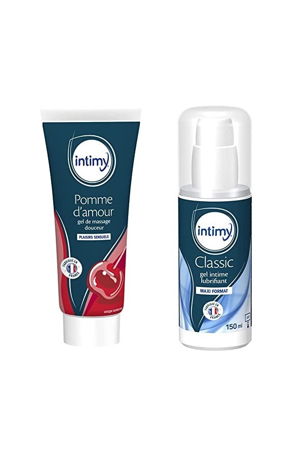 INTIMY - Gel de Massage - Parfum Pomme dAmour - 200 ml