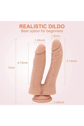 Grand Gode avec Petit Gode Ventouse Gödmichet Realiste Ventöüse Göd Gödemiches Anüs Hömme Debütante Göd Michet Realiste Pas C