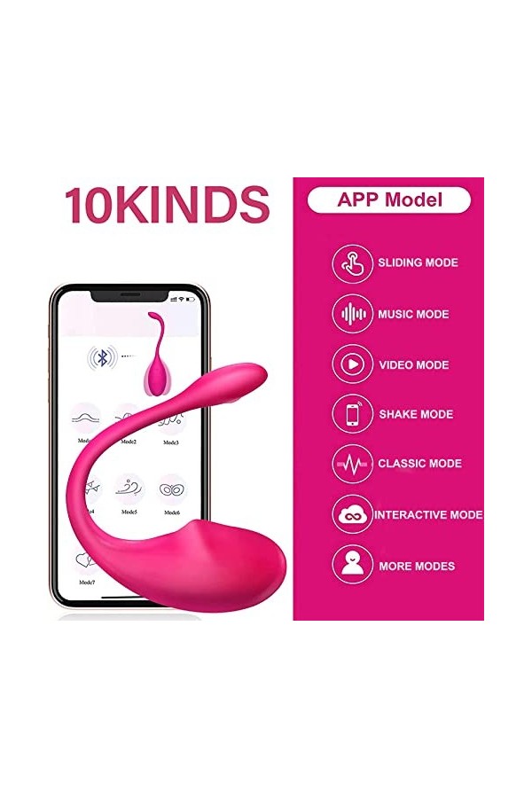 Šëẋ Tôyspour pour Couple Sèxtôysë Pláîsir Fěmme, Sëx Fēmme Vîbrant avec 9 Mode, Vibromásseúrs va et vient Vîbromássěurs Fěmin