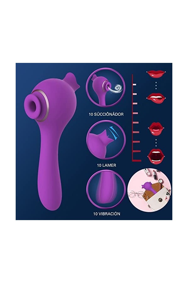 Sèxtôyse Couple Plaîsir Femme Masseur portable Vîbrømásseúrs Fẹmînin Clìtøridîén avec 10 * 10 modes de réglage Ġödê Fêmmë Šêẋ