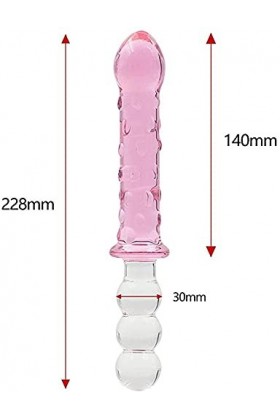 HytTer Double Tete Gode,Gode Faux Pénis Réaliste Souple Pour Les Couples Vaginaux,14.17In