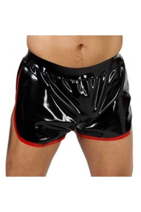 Latex Rubber Gummi Black shorts tights party pool party role playing vacation comfortable 0.4mm