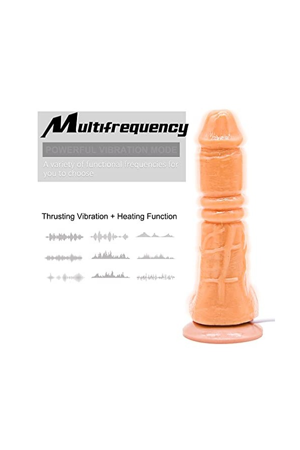 Godemichet Pour Femme - Godemichet Realiste -Dildo - Vibreur Godemichet Homme Gode Pour Homme Et Femme Six jouets K2S G6W