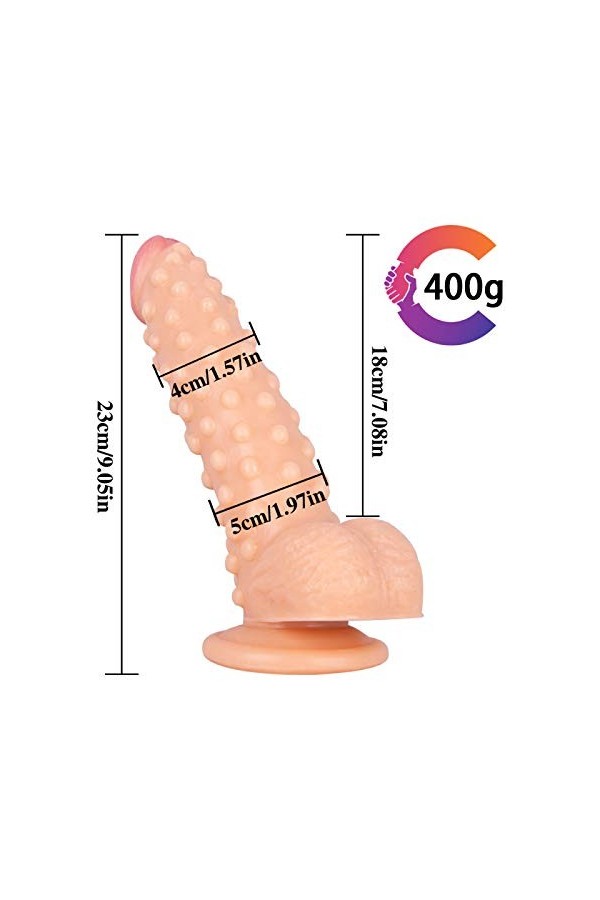 TybAtt ḊìḷDø Uómó Vibrāntë Dónnë Rëālisticó Gĩøcāttøli Śësšuāli Gārānziā Di Quālità 9,05 Póllici / 23 Cm. Tāgliā Unicā