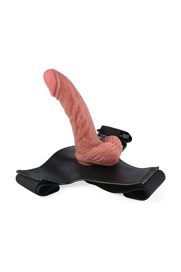 Réglable avec gode strapon Sangle sur Godes Réalistes Clitoris point G avec gode strapon et ventouse,sexuel avec Pénis réglab