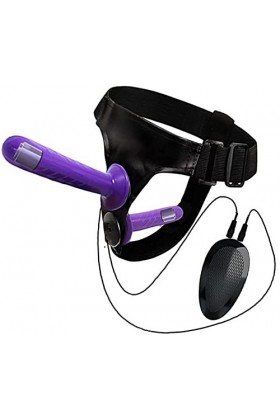 Double Penetrateur Godès Vîbrant Cèintures pour Femme Dèbutante Petite Taille Sèxtoysè Couple Plàisir Strápon Godè Vîbrant Cè