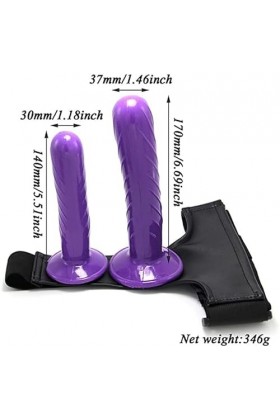 Double Penetrateur Godès Vîbrant Cèintures pour Femme Dèbutante Petite Taille Sèxtoysè Couple Plàisir Strápon Godè Vîbrant Cè